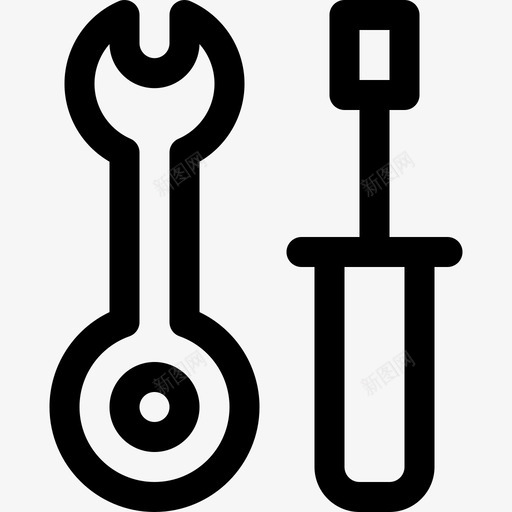 工具汽车修理16线性图标svg_新图网 https://ixintu.com 工具 汽车修理 线性
