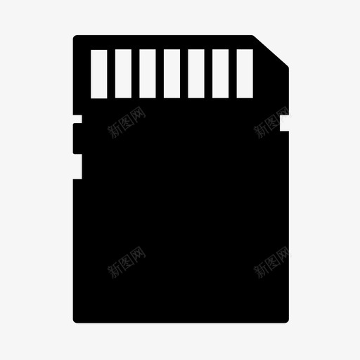microsd适配器计算机内存图标svg_新图网 https://ixintu.com micro-sd 内存 存储器 组件 计算机 适配器
