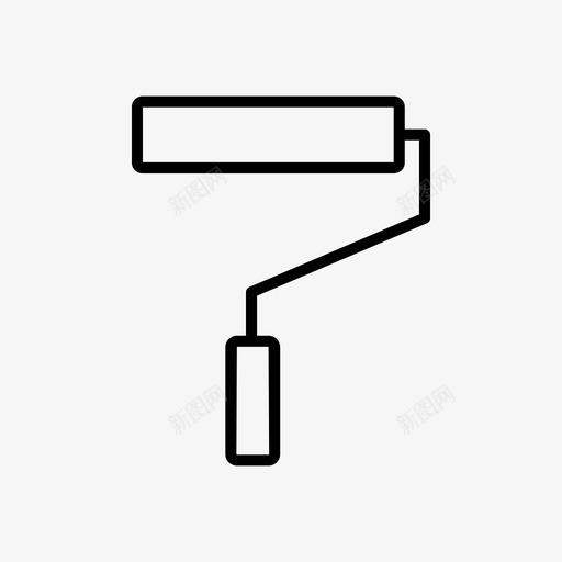 油漆辊艺术品油漆刷图标svg_新图网 https://ixintu.com 油漆 油漆刷 油漆工 油漆辊 艺术品