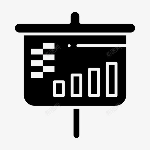 棒板投影仪图标svg_新图网 https://ixintu.com 任务 屏幕 投影仪 项目管理