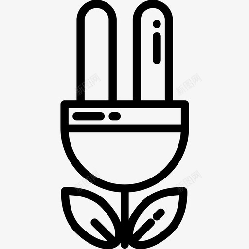 灯泡能源生态学线性图标svg_新图网 https://ixintu.com 灯泡 线性 能源生态学