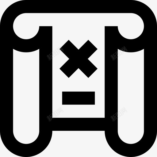 地图露营105直线图标svg_新图网 https://ixintu.com 地图 直线 露营