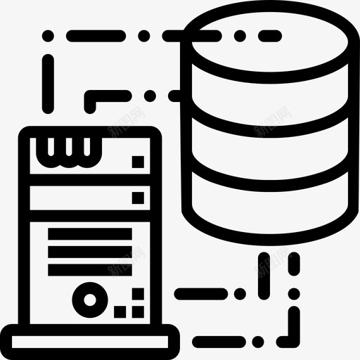 服务器网页与开发25线性图标svg_新图网 https://ixintu.com 服务器 线性 网页设计与开发25
