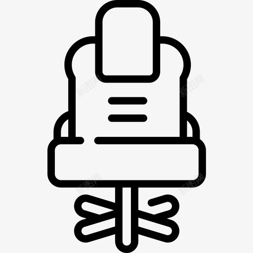 游戏椅游戏70直线型图标svg_新图网 https://ixintu.com 游戏70 游戏椅 直线型