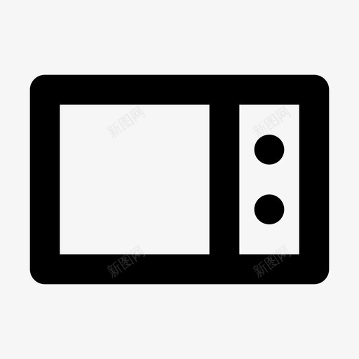 微波炉烘焙厨房图标svg_新图网 https://ixintu.com 厨房 微波炉 烘焙 烤箱 轮廓