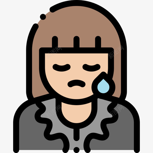 女人葬礼21岁直系肤色图标svg_新图网 https://ixintu.com 21岁 女人 直系 肤色 葬礼