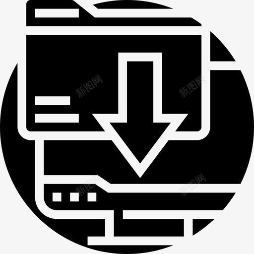文件夹网页130字形图标svg_新图网 https://ixintu.com 字形 文件夹 网页设计130