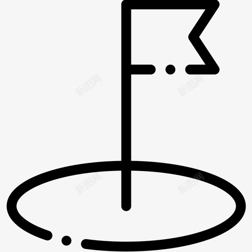 旗子位置53直线图标svg_新图网 https://ixintu.com 位置53 旗子 直线