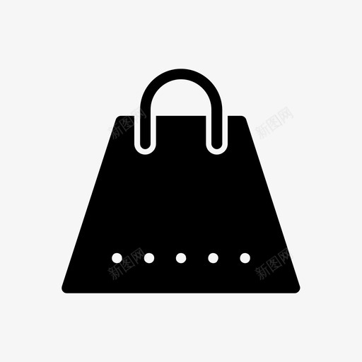 购物袋电子商务符号图标svg_新图网 https://ixintu.com 电子商务符号 购物袋