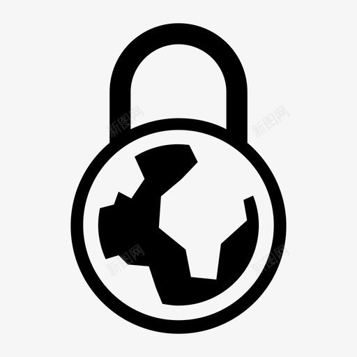 隐私网络私人图标svg_新图网 https://ixintu.com 安全 私人 网络 隐私