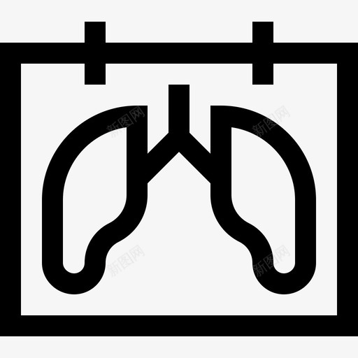 X光健康47线性图标svg_新图网 https://ixintu.com X光 健康47 线性