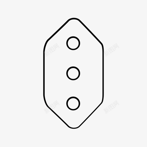意大利250v10a意大利250v10a适配器图标svg_新图网 https://ixintu.com 意大利250v10a 插头 放大器 电压 电线 适配器