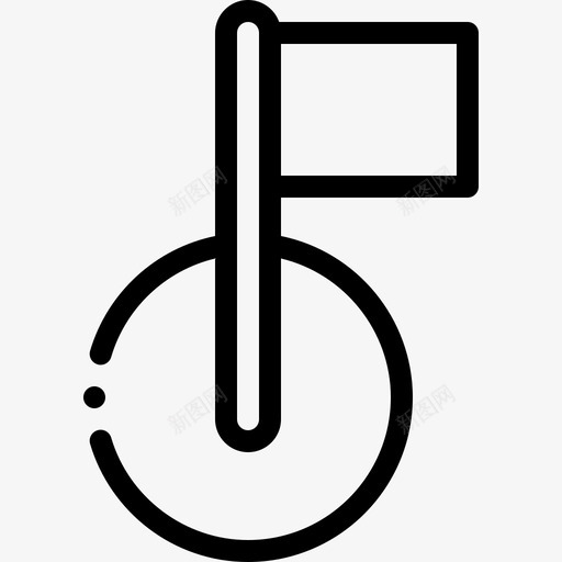 旗子位置87直线图标svg_新图网 https://ixintu.com 位置87 旗子 直线