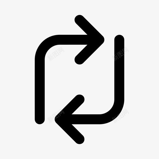 交易交换循环图标svg_新图网 https://ixintu.com 交换 交易 循环 箭头