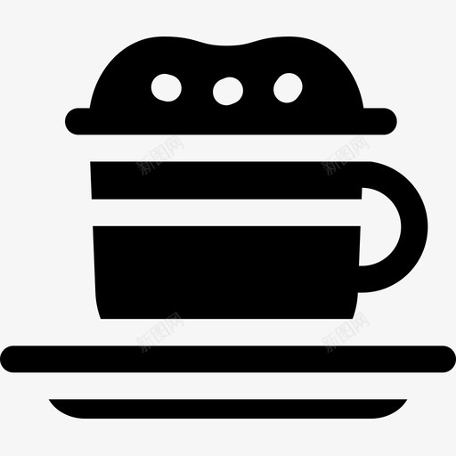 卡布奇诺26号咖啡厅满杯图标svg_新图网 https://ixintu.com 26号咖啡厅 卡布奇诺 满杯