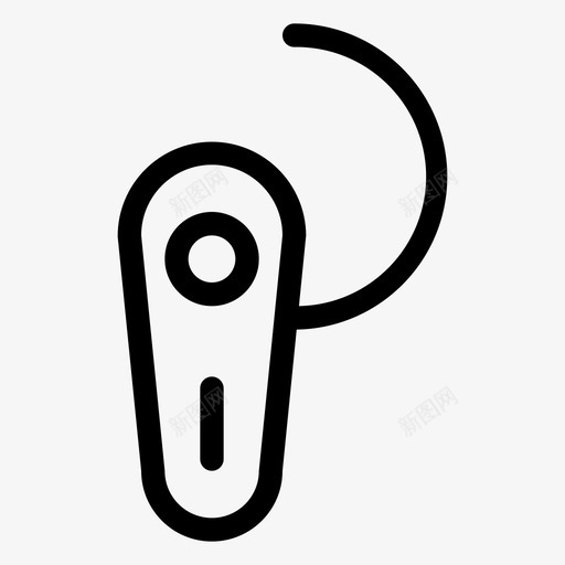 蓝牙耳机连接多媒体图标svg_新图网 https://ixintu.com 1件套 pear ui 多媒体 无线 蓝牙耳机 连接