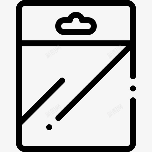 塑料包装5线性图标svg_新图网 https://ixintu.com 包装5 塑料 线性