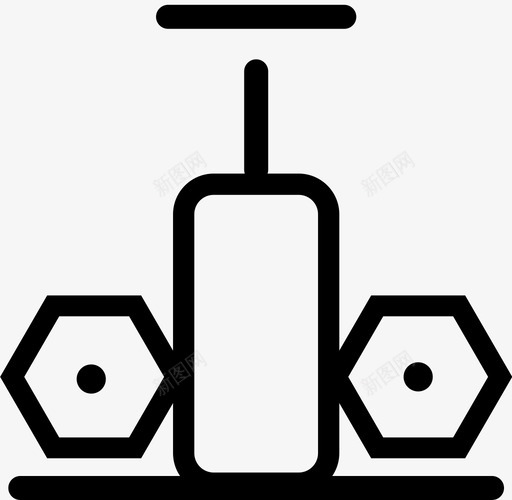 水泵接合器 简化版svg_新图网 https://ixintu.com 水泵接合器 简化版