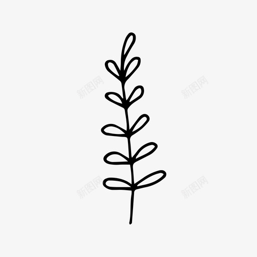 芽植物夏季图标svg_新图网 https://ixintu.com 夏季 植物 芽