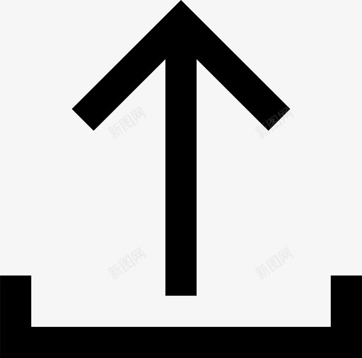 上传箭头上传文件图标svg_新图网 https://ixintu.com 上传 文件 箭头