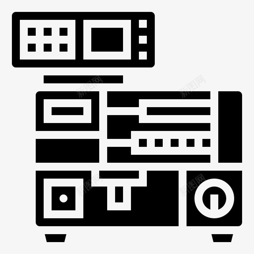 车削机自动工厂图标svg_新图网 https://ixintu.com 工业 工业过程标志 工厂 自动 车削机