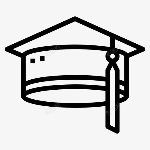 Mortarboard57学校直系图标svg_新图网 https://ixintu.com 57学校 Mortarboard 直系