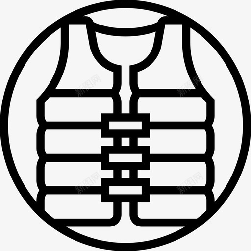 救生衣103机场直线型图标svg_新图网 https://ixintu.com 救生衣 机场 直线 线型
