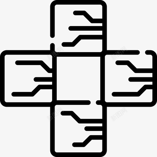 区块链加密货币60线性图标svg_新图网 https://ixintu.com 加密 区块 线性 货币