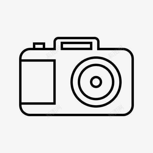 相机设备照片图标svg_新图网 https://ixintu.com 23野营 图片 照片 相机 设备