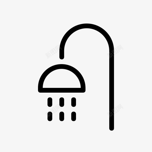 淋浴浴缸洗衣机图标svg_新图网 https://ixintu.com 元件 家具 洗衣机 浴缸 淋浴