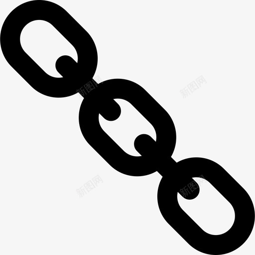 链环触点10线性图标svg_新图网 https://ixintu.com 线性 触点 链环