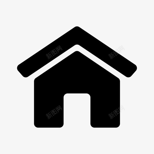 家庭地址名片图标svg_新图网 https://ixintu.com 名片 图标 地址 家庭 电子邮件 电话