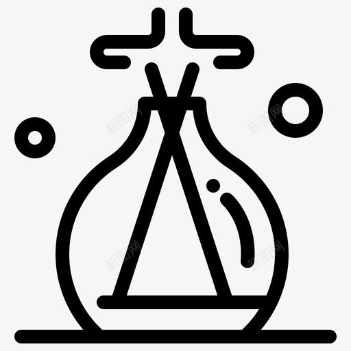 熏香扩散器spa图标svg_新图网 https://ixintu.com spa 扩散 放松 熏香