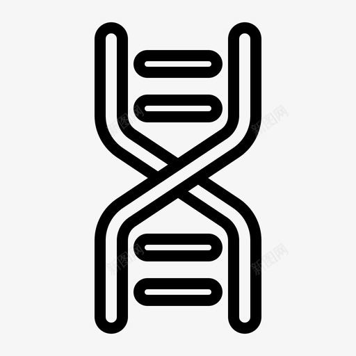 dna染色体遗传图标svg_新图网 https://ixintu.com dna 分子 染色体 螺旋 遗传