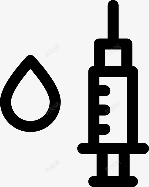 药品剂量注射剂图标svg_新图网 https://ixintu.com 剂量 卡通 注射剂 液体 药品 辣酱 针头