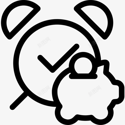 时间就是金钱商业237平淡图标svg_新图网 https://ixintu.com 商业 就是 平淡 时间 金钱