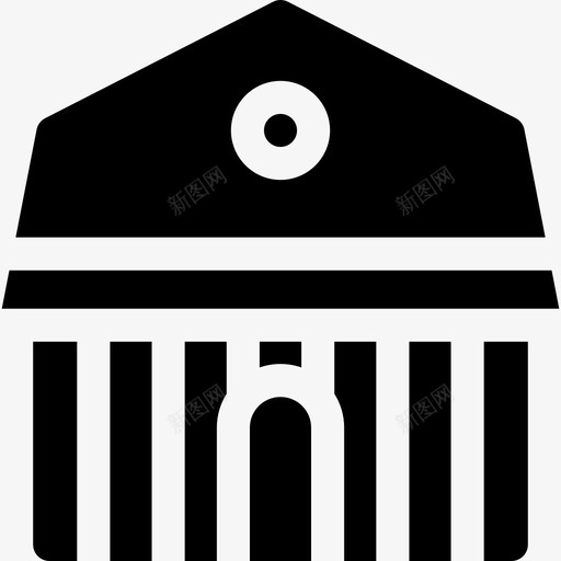 乡村别墅建筑39已填充图标svg_新图网 https://ixintu.com 乡村别墅 已填充 建筑39