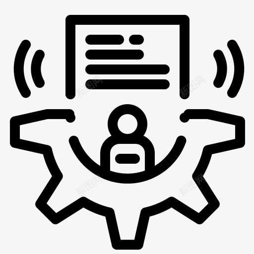 设置卡片配置文件图标svg_新图网 https://ixintu.com 任务和项目管理 卡片 用户 设置 配置文件