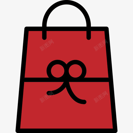礼品袋礼品21线性颜色图标svg_新图网 https://ixintu.com 礼品 礼品袋 线性 颜色