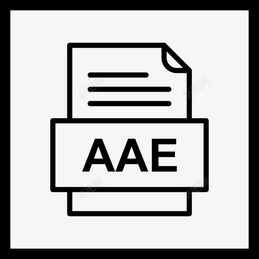 aae文件文档图标文件类型格式svg_新图网 https://ixintu.com 41种文件格式 aae文件文档图标 文件类型 格式