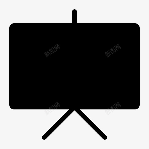 展示板商务板研讨会图标svg_新图网 https://ixintu.com 商务板 展示板 展示板雕文 幻灯机 研讨会