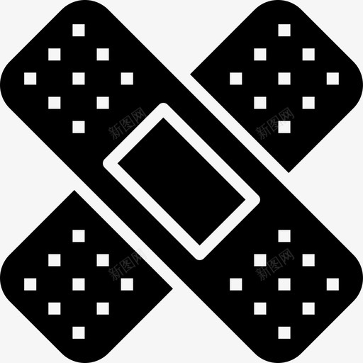 创可贴44号医院填充物图标svg_新图网 https://ixintu.com 44号医院 创可贴 填充物