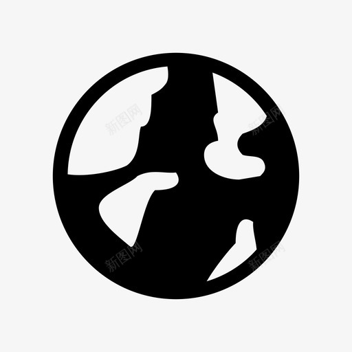 世界地球家园图标svg_新图网 https://ixintu.com 世界 地球 家园 星球 海洋