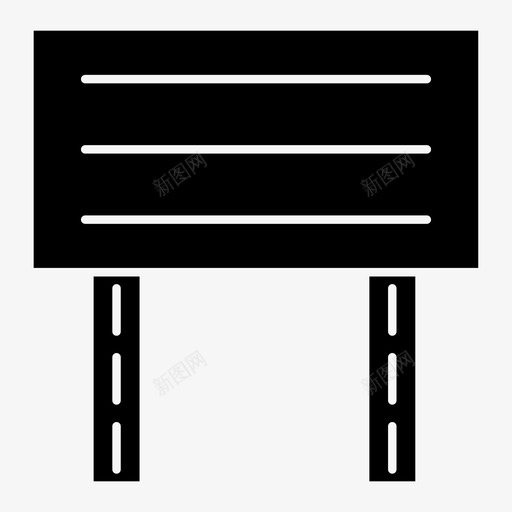 广告牌城市元素图标svg_新图网 https://ixintu.com 元素 城市 广告牌
