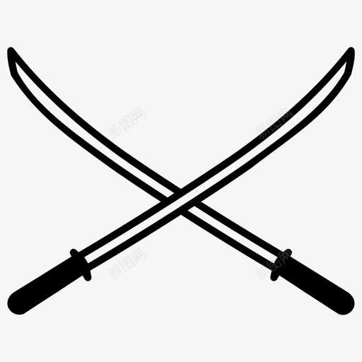 武士刀日语图标svg_新图网 https://ixintu.com 刀 剑 日语 武器 武士 武士刀