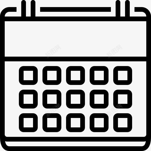 日历约会假日图标svg_新图网 https://ixintu.com 假日 提醒 日历 日程表 约会