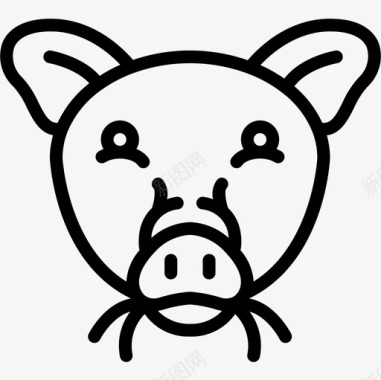猪农村4直系图标图标