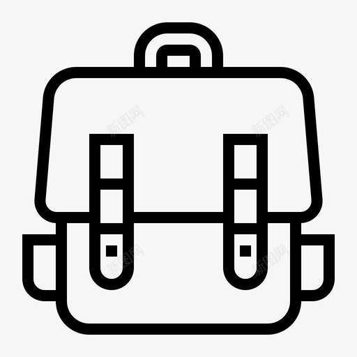 背包书包学校图标svg_新图网 https://ixintu.com 书包 学校 学生 旅行 日常用品 背包