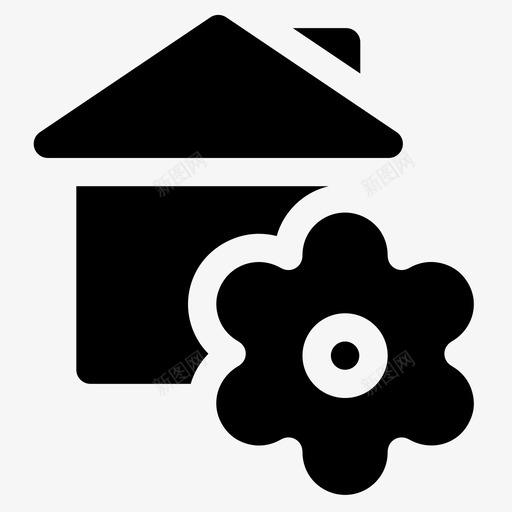 设置smarthome4已填充图标svg_新图网 https://ixintu.com smarthome 填充 设置