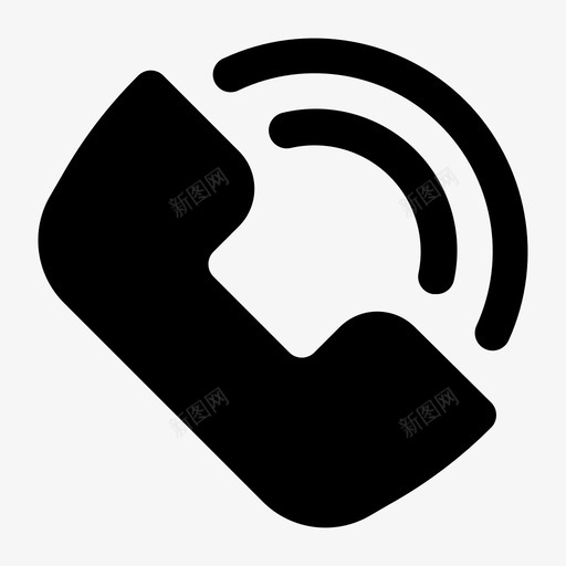 电话联系人电子商务图标svg_新图网 https://ixintu.com 商店 在线 在线购物 字形 电子商务 电话 联系人